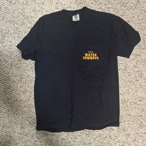 Black Short-Sleeve Pocket Tee